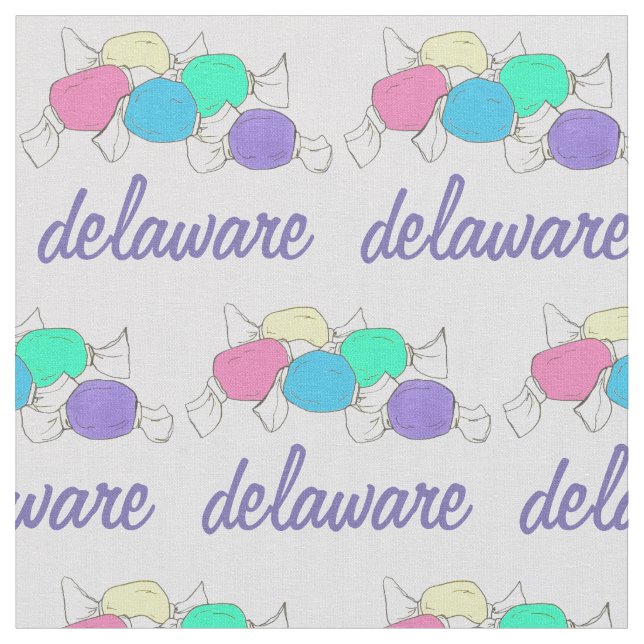 Tecido Delaware Boardwalk Sal Water Taffy Candy Beach DE (Detalhe)