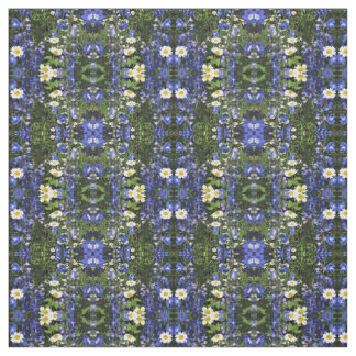 Tecido Delfinium Azul nos Jardins