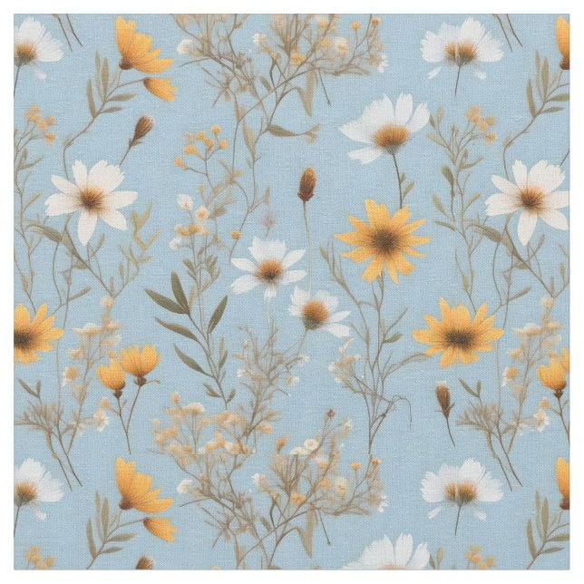 Tecido Delicar Flores E Graus Selvagens Australianos, (Detalhe)