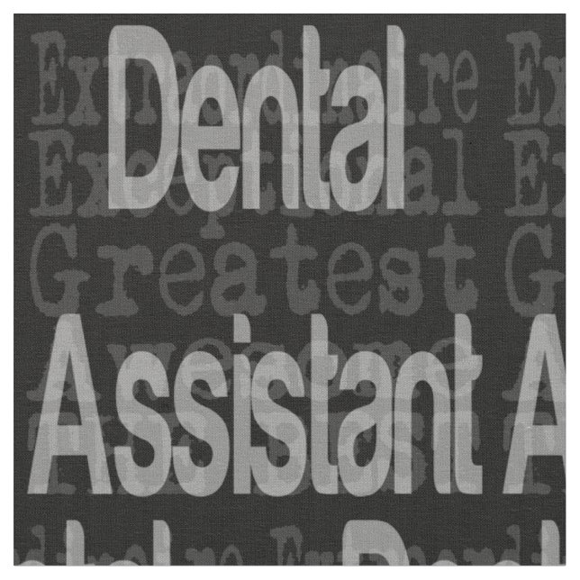 Tecido Dental Assistant Extraordinário (Detalhe)