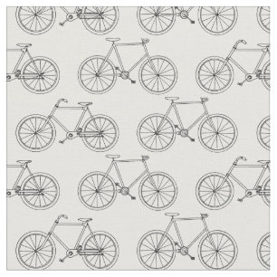 Tecido Descrições de Bicicletas Ilustradas