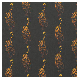 Tecido Desengaço tribal do tigre