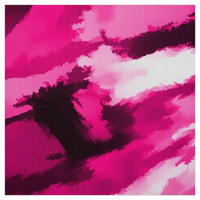Tecido Desenhista Camo no rosa quente (Modelo)