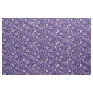 Tecido Desenho Botânico Elegante Sonho Roxo inspirado por