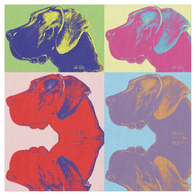 Tecido desenho Pop Art Dane (Detalhe)