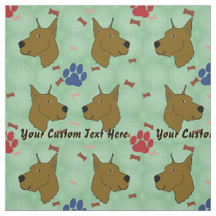 Tecido Desenhos animados great dane - personalizado