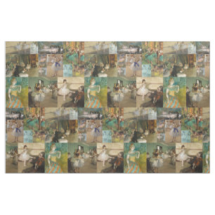 Tecido Desenhos de pinturas do Balé Elegante Degas