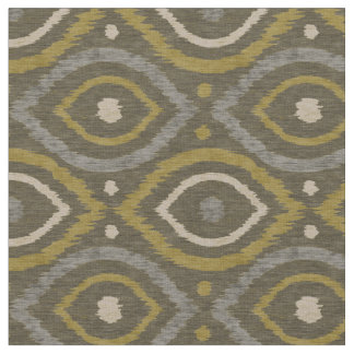 Tecido Design abstrato retrô no estilo Ikat navajo verde