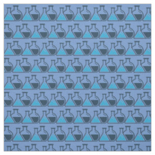 Tecido Design da Ciência da Química do Blue Beaker