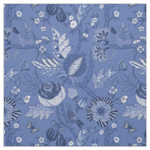Tecido Design de algodão azul-claro-boêmia-boêmia-twill