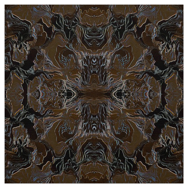 Tecido Design de aparência metálica marrom de camuflagem (Modelo)