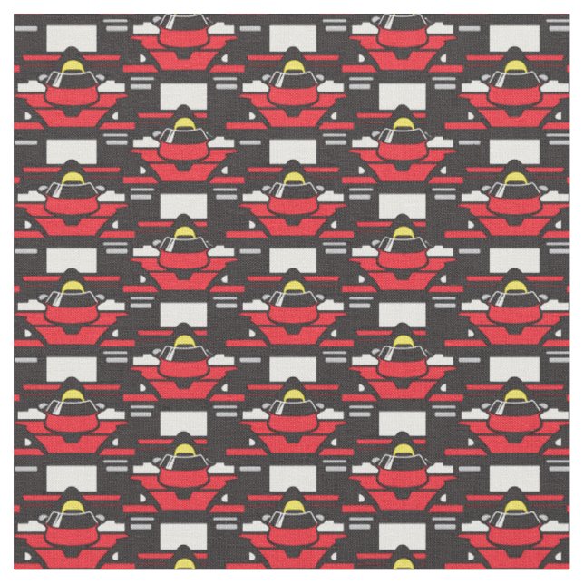 Tecido Design de Carros de Corrida (Detalhe)