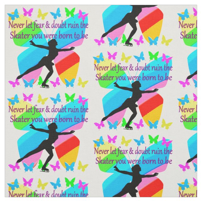 Tecido Design DE CITAÇÃO INSPIRACIONAL DO SKATER DE BONIT (Modelo)
