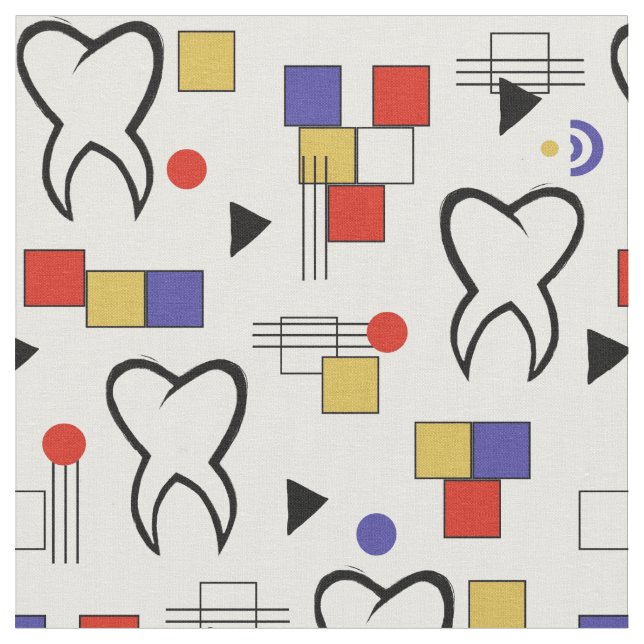 Tecido Design de dente dentário primário moderno (Detalhe)
