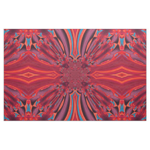 tecido Design de espiral vermelho