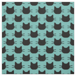 Tecido Design de Gatos Pretos