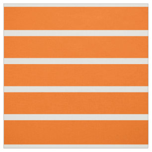 Tecido Design de Listras Laranja e Branco