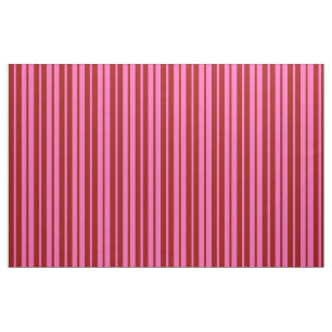 Tecido Design de Listras Rosa Vermelho Grená