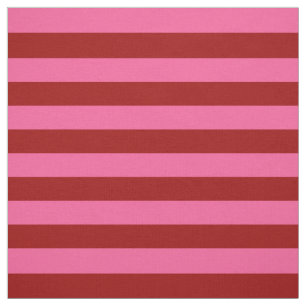 Tecido Design de Listras Rosa Vermelho Marinho