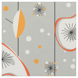 Tecido Design de Médio Moderno do século 1950 Atômica