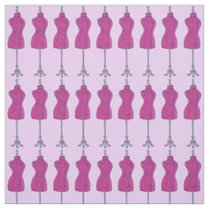 Tecido Design de Moda de Mannequin Mannequin, Sewing Rosa