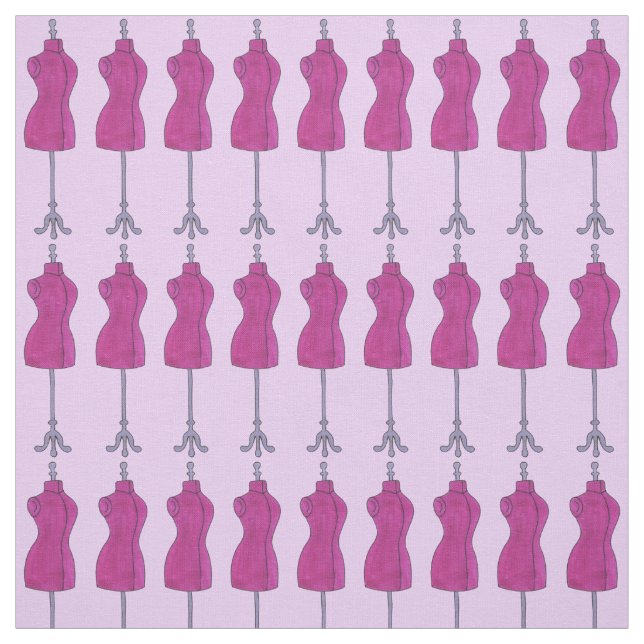 Tecido Design de Moda de Mannequin Mannequin, Sewing Rosa (Modelo)