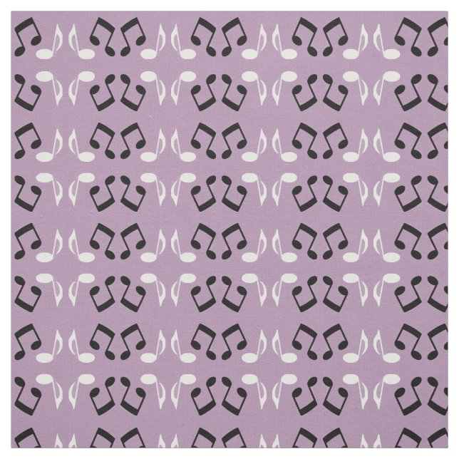 Tecido Design de Notas Musicais (Modelo)