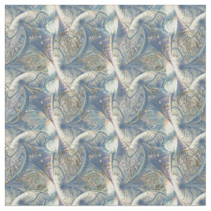 Tecido Design de padrão avançado Rococo com Alivio Dour
