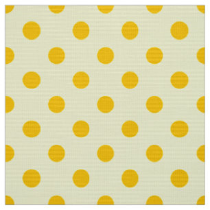 Tecido Design de padrão de bolinhas amarelas em amarelo p