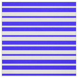 Tecido Design de Padrão de Faixa Branca Azul