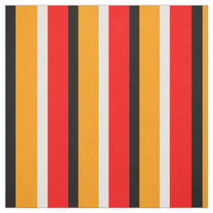Tecido Design de Padrão de Faixa Laranja Vermelha