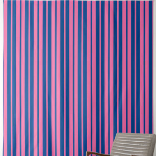 Tecido Design de padrão de listras elegantes rosa e azul
