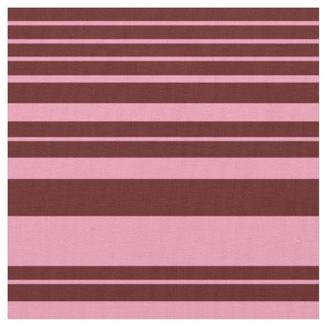 Tecido Design de padrão de listras rosa e borgonha (Detalhe)