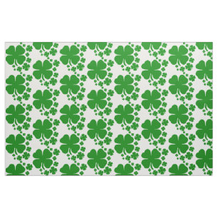 Tecido Design de Padrão de Shamrock de Dia de São Patríci