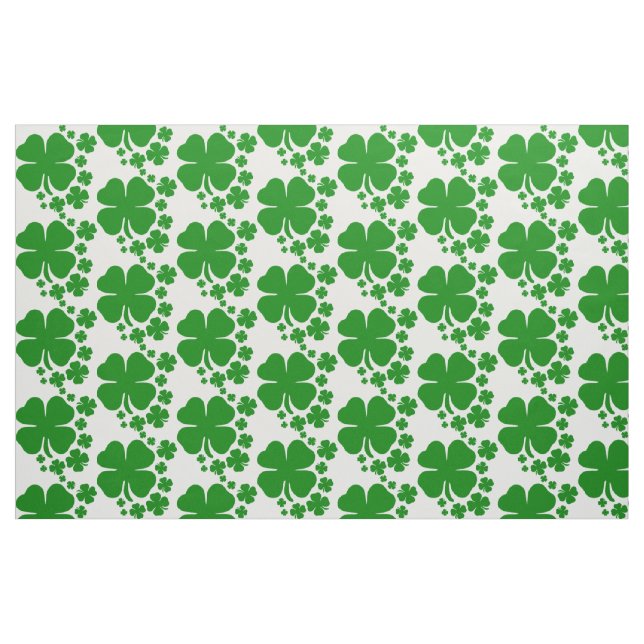 Tecido Design de Padrão de Shamrock de Dia de São Patríci (Fat Quarter)