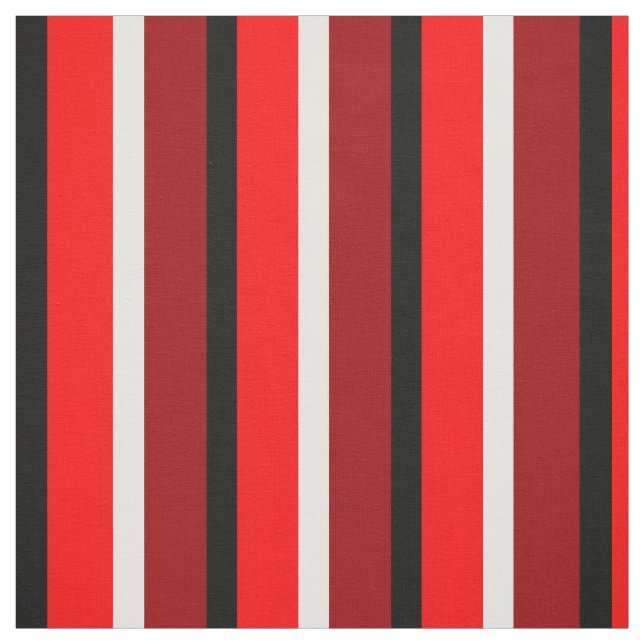 Tecido Design de Padrão de Stripe de Marrom Vermelho (Modelo)