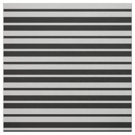 Tecido Design de Padrão de Stripes Negras de Cinza de