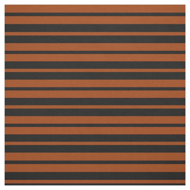 Tecido Design de Padrão de Stripes Pretas Marrons (Modelo)