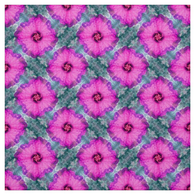 Tecido Design de padrão sem costura de flor rosa artístic (Modelo)