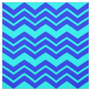 Tecido Design de Padrão Zig Zag Chevron Azul