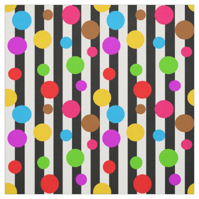 Tecido Design de pontos poca coloridos (Modelo)