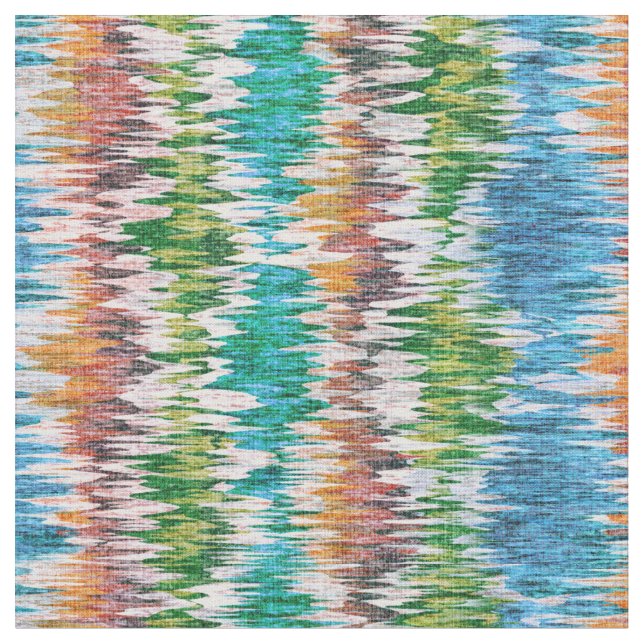 Tecido Design de striped abstrato no estilo Ikat. (Detalhe)