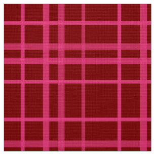 Tecido Design de Xadrez em Grade Rosa Grená 