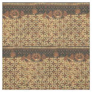 Tecido Design do padrão de arte do café Bean Batik