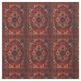 Tecido Design do tapete oriental em vermelho escuro