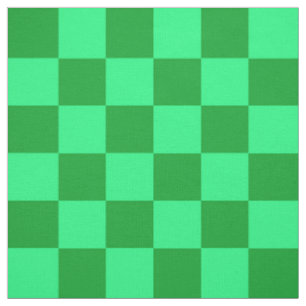 Tecido Design do Verificador Verde Claro e Escuro