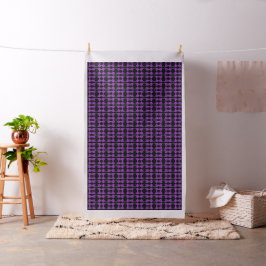 Tecido Design fino roxo e preto