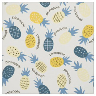 Tecido Design Tropical de Pineapple no Havaí