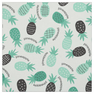 Tecido Design Tropical de Pineapple no Havaí