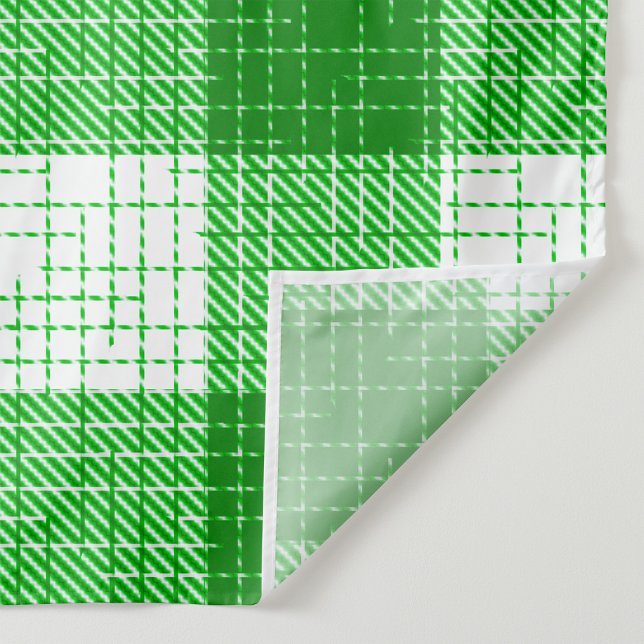 Tecido Design Xadrez Quadriculado Verde e Branco em Negri (Criador carregado)